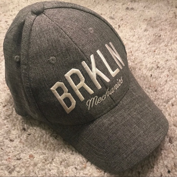 BRKLN Mechanics baseball hat - grey and sharp - Picture 3 of 8